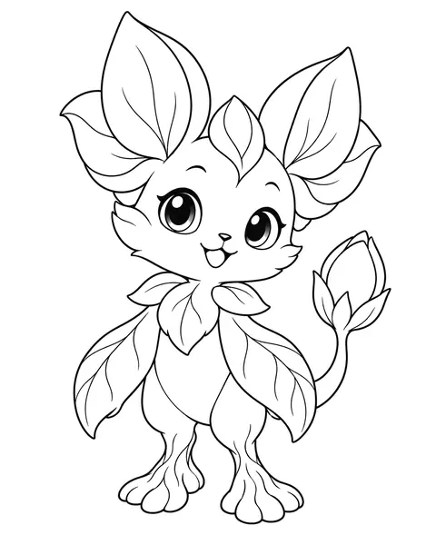 Bloomlet coloring page