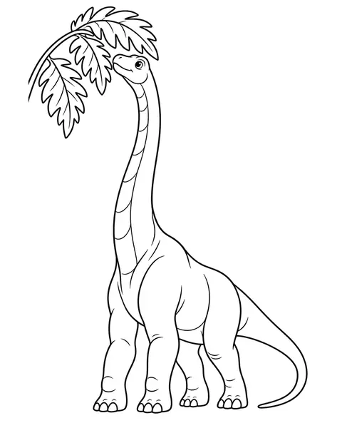 Brachiosaurus coloring page