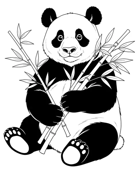 Giant Panda coloring page