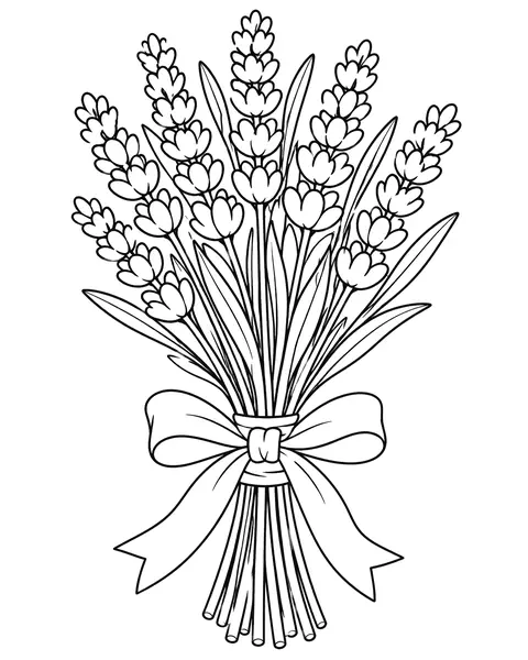 Lavender Bundle coloring page