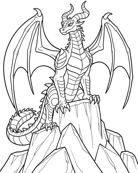 Mountain Guardian coloring page