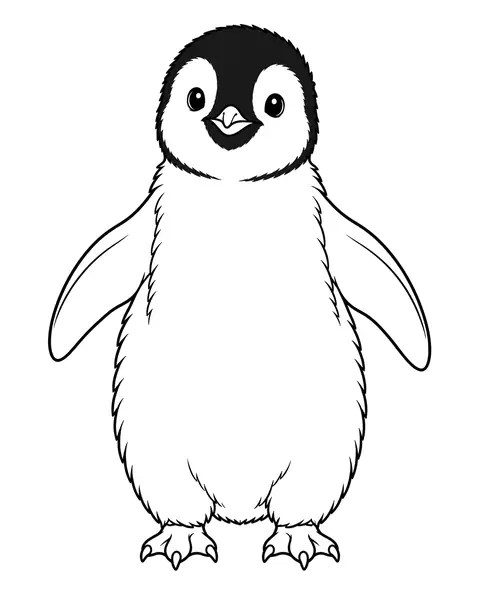 Penguin Chick coloring page