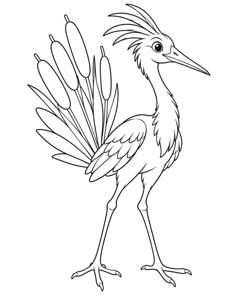 Reed Runner coloring page