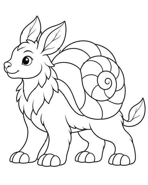 Shellback coloring page