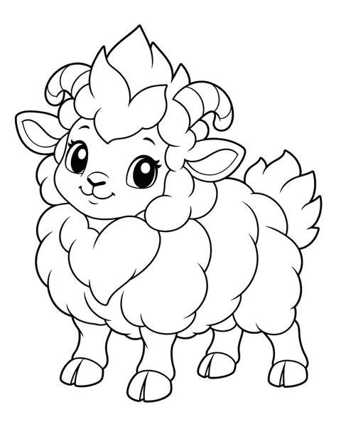 Thistle Tuft coloring page