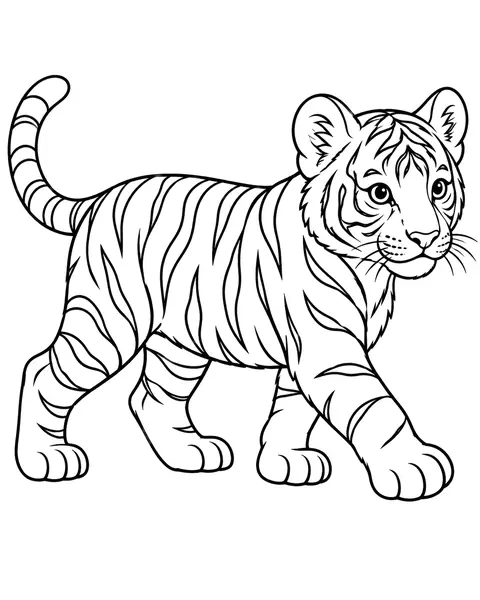 Tiger Cub coloring page